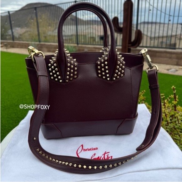 Christian Louboutin Spiked Leather Eloise Tote - Picture 16 of 16